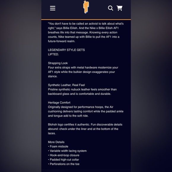 Nike Air Force 1 x Billie Eilish Dark Green & Black Hi-Top Wmns Size 5.5 New - Picture 14 of 14